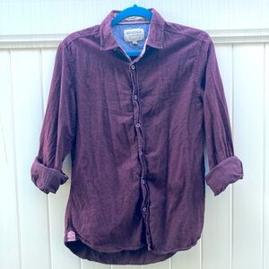 Dark Red Button Down Shirt